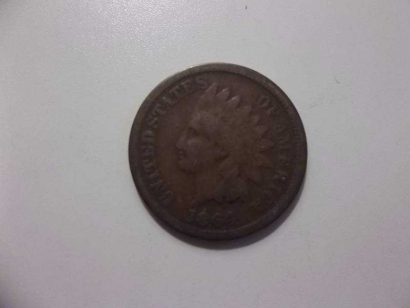1864 Indian Head Copper Cent