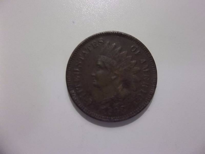 1868 Indian Head Cent Higher Value Date (Grey Sheets Value $35.00)