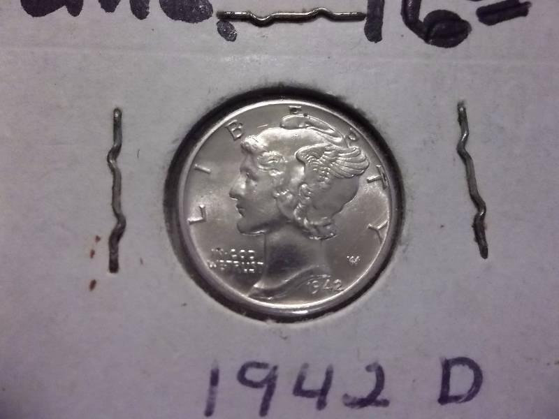1942 D Mercury Dime Unc.