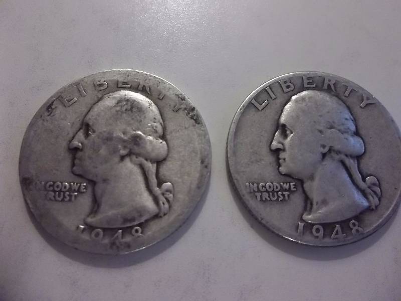 1948 S, 1948 D Washington Quarters