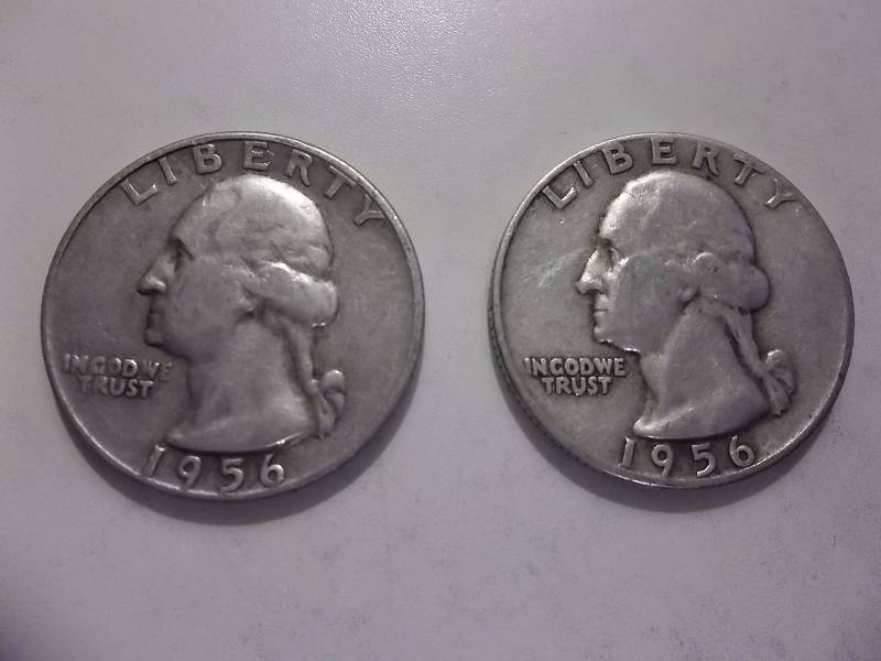1956 D, 1956 Washington Quarters Better Grades