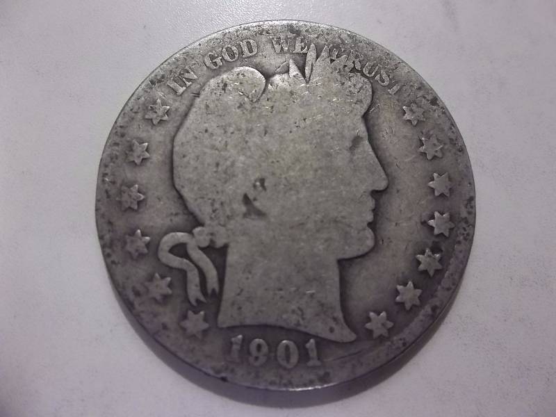 1901 Barber Half Dollar