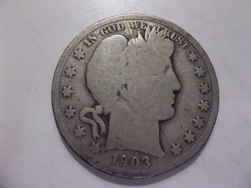 1903 O Barber Half Dollar