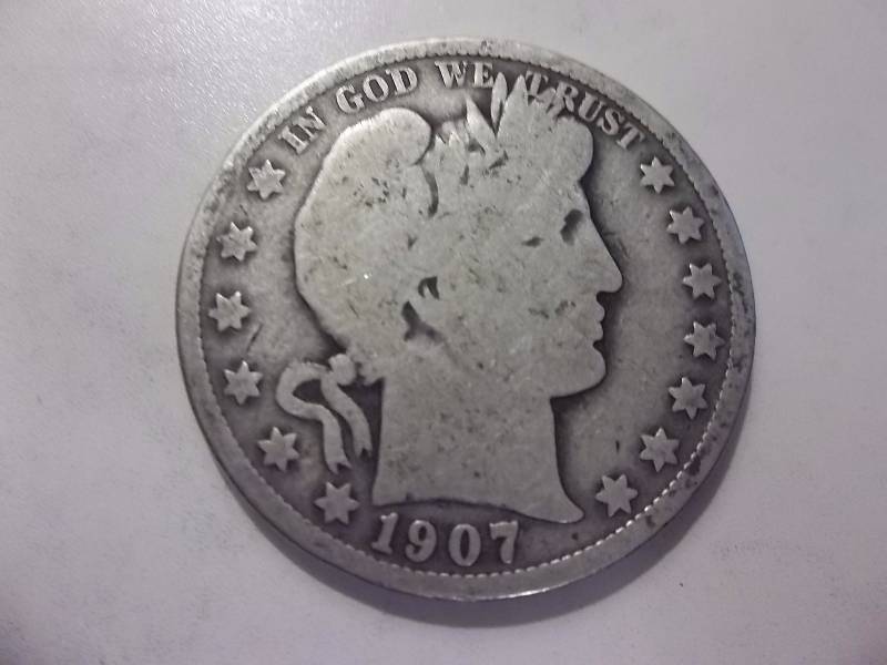 1907 Barber Half Dollar