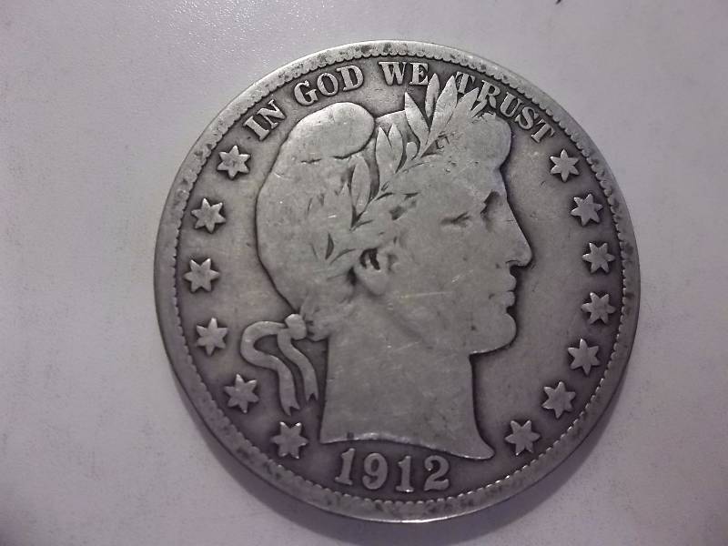 1912 D Barber Half Dollar