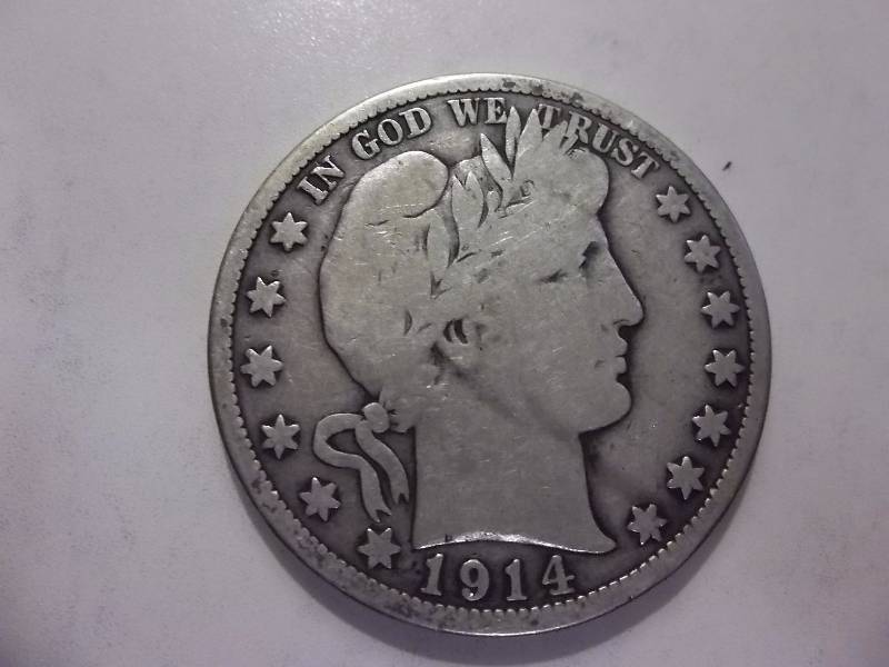 1914 S Barber Half Dollar