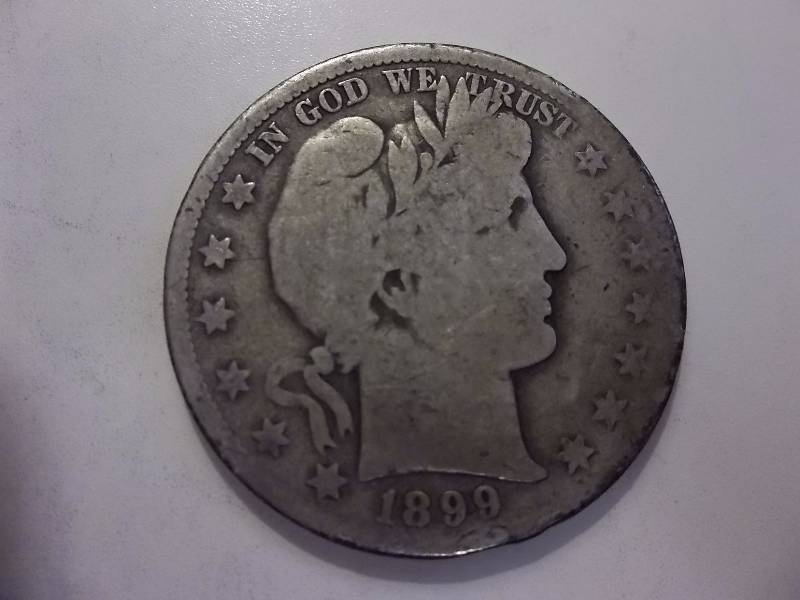 1899 S  Barber Half Dollar