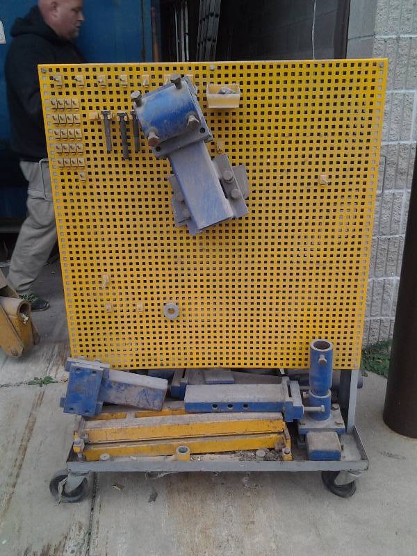 lot 42 image: Frame Rack Accessories With Cart