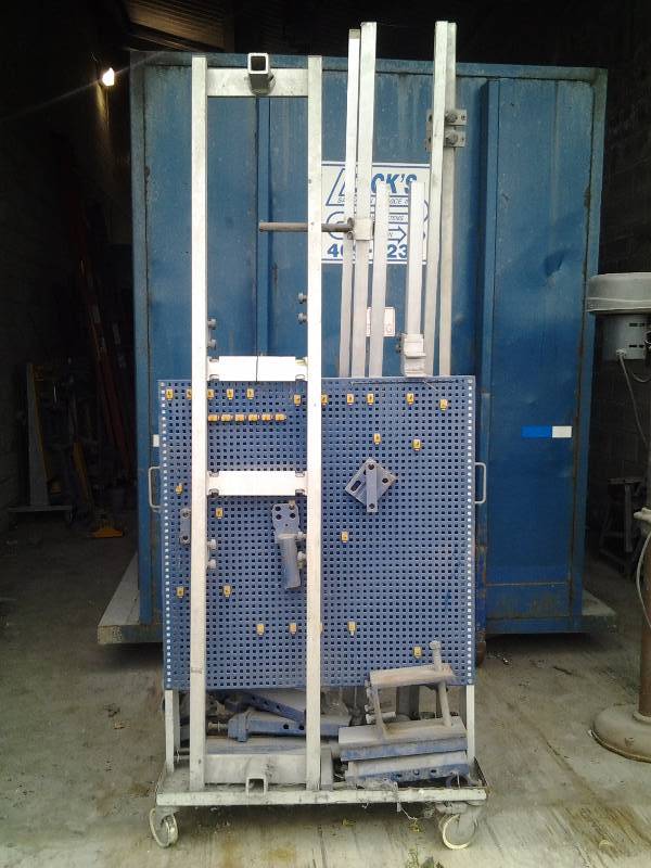 lot 46 image: Frame Rack Accessories With Cart