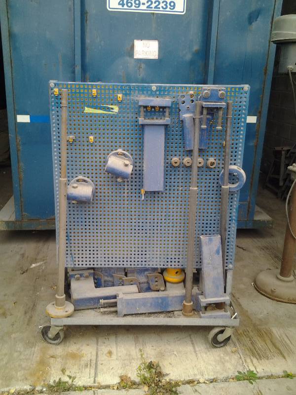 lot 47 image: Frame Rack Accessories With Cart
