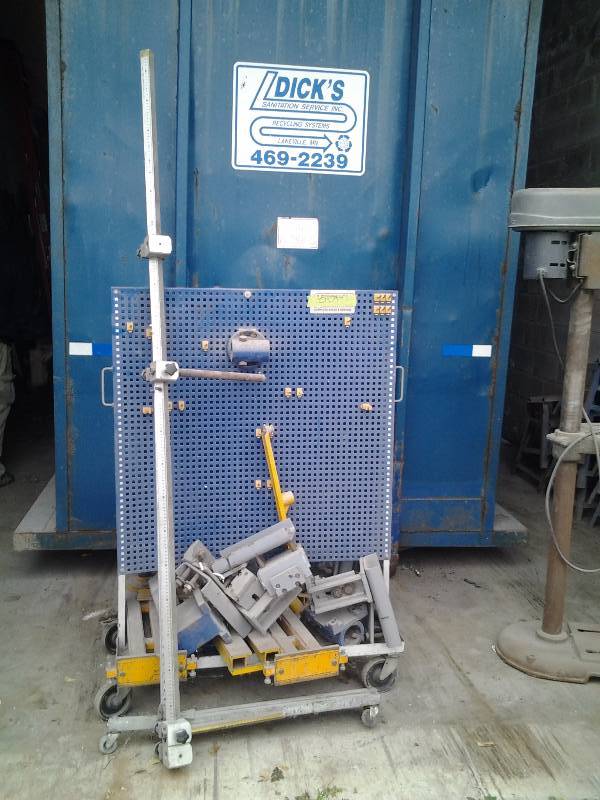 lot 48 image: Frame Rack Accessories With Cart