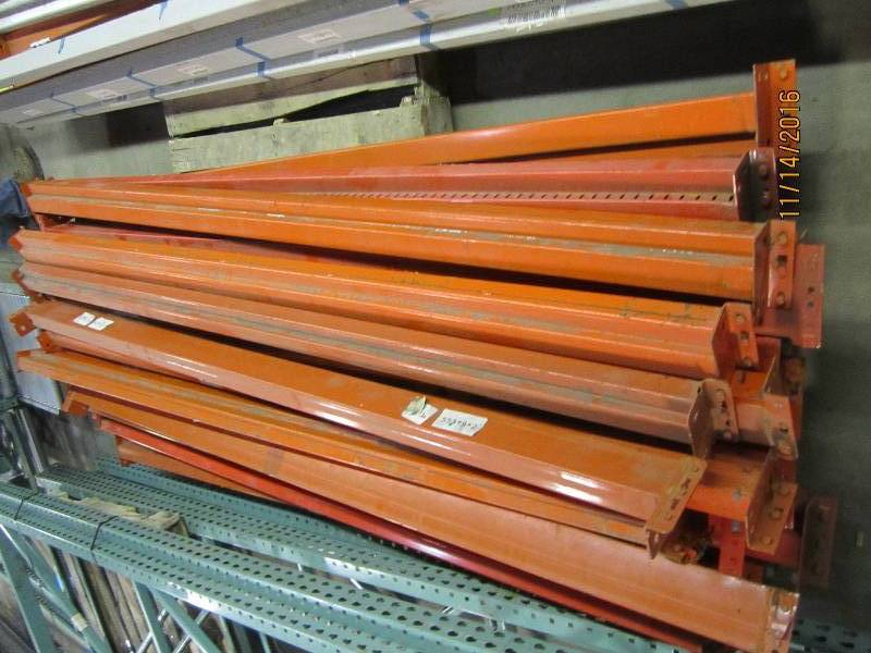 Pallet of 25 8 foot pallet racking ...