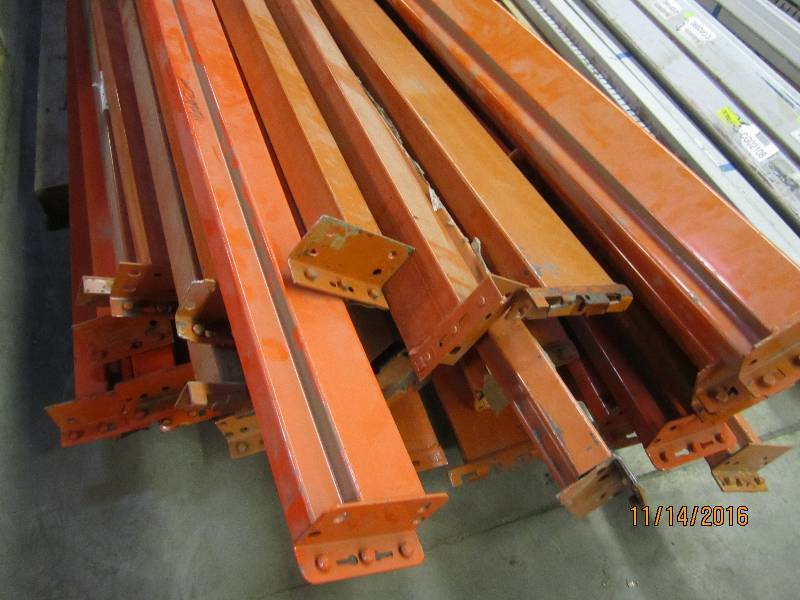 Pallet of 25 8 foot pallet racking ...
