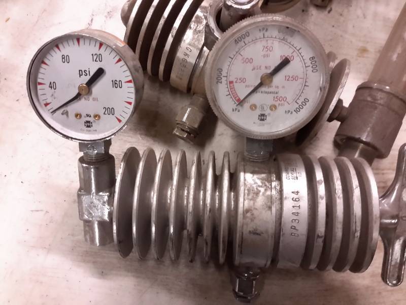 lot 51 image: Misc. Gas Control Gauges as shown