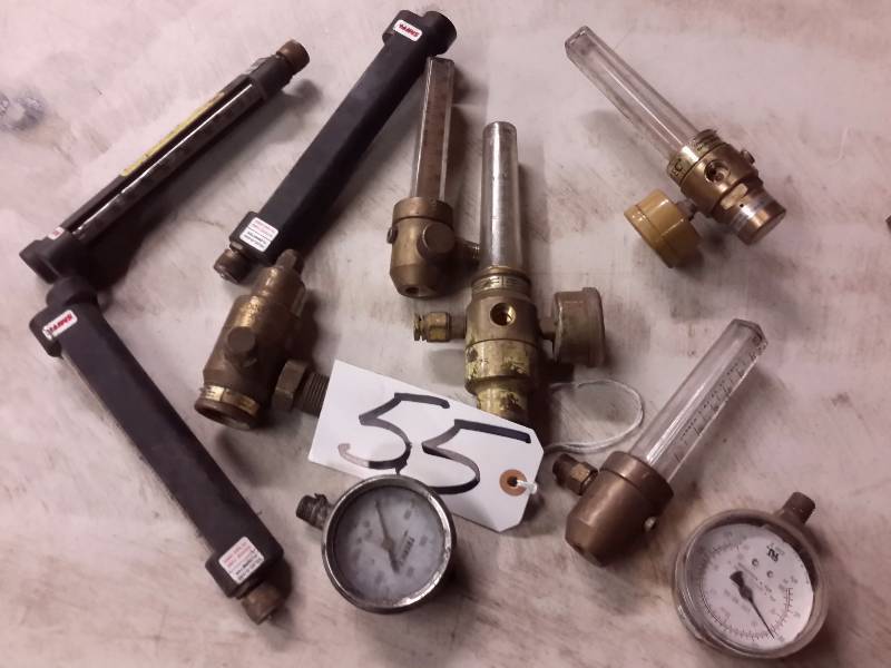 lot 55 image: 6 Misc. types of Valves.. See closeups
