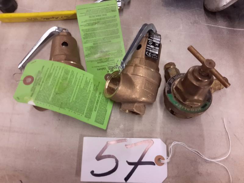 lot 57 image: Misc. Valves as shown