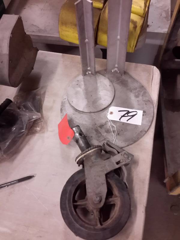 lot 79 image: Circum Square, Pipe Squares.. Large swivel Wheel