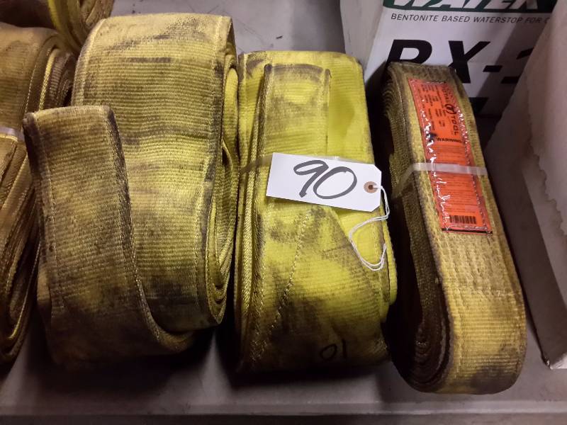 lot 90 image: 3, Total Tool TowLift Straps..  14, 10, 16 foot