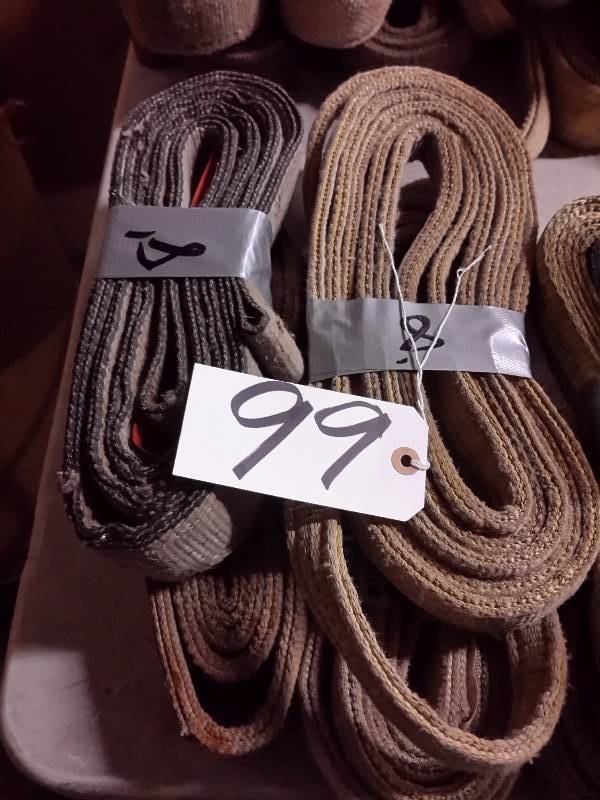 lot 99 image: 4, 8ft Tow Straps