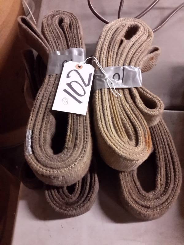 lot 102 image: 4, 10 ft tow straps