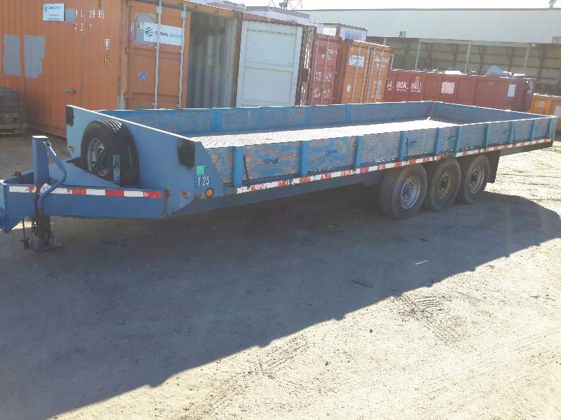lot 5 image: 1994, Large Home Made Utility Trailer