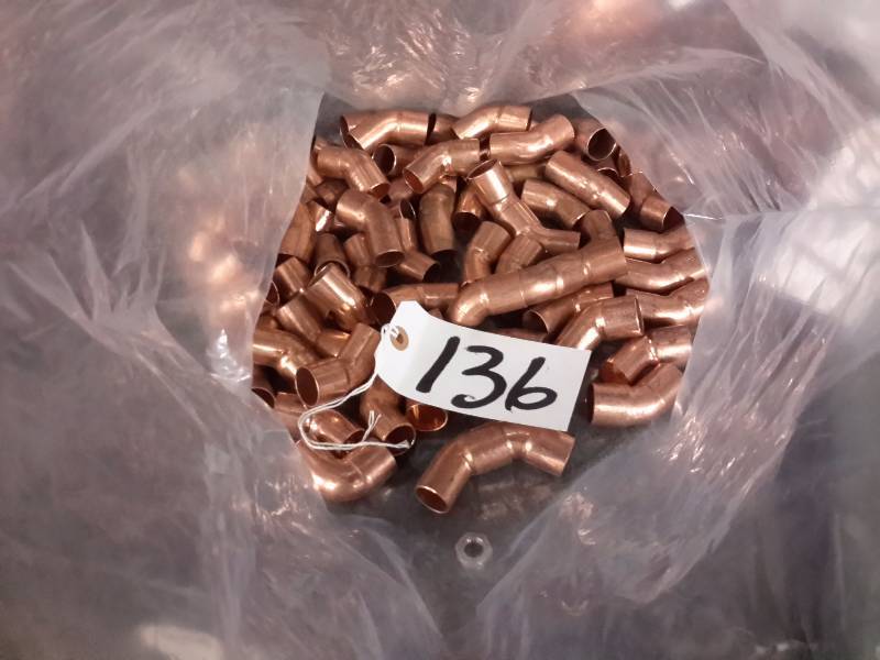 lot 136 image: 34 in 45 Deg Elbows