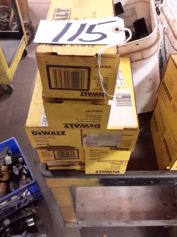 lot 115 image: Dewalt Angle Saw Guards 10 boxes