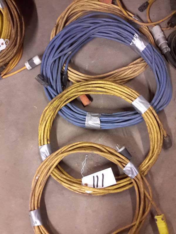 lot 111 image: 4 Electric Cords.  Each 50 ft