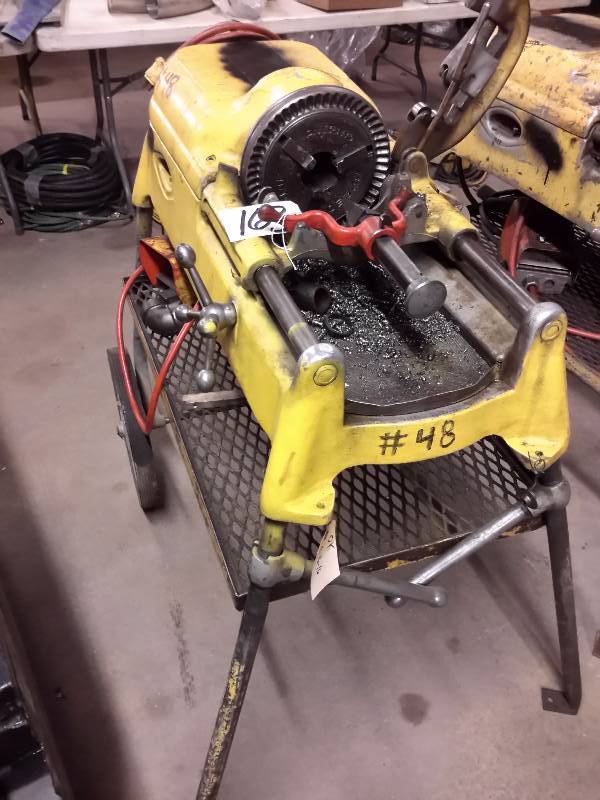 lot 163 image: Ridgid, 535 Pipe Threader and Stand..