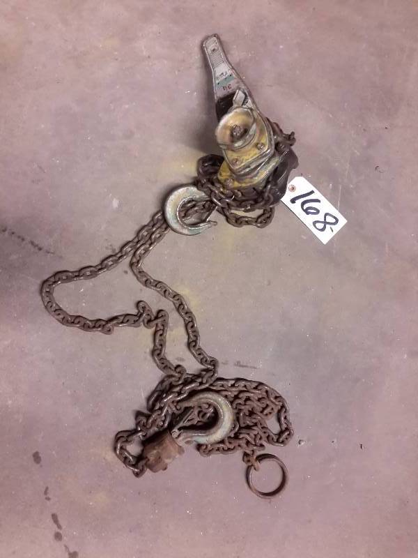 lot 168 image: 34 ton Chain Hoist
