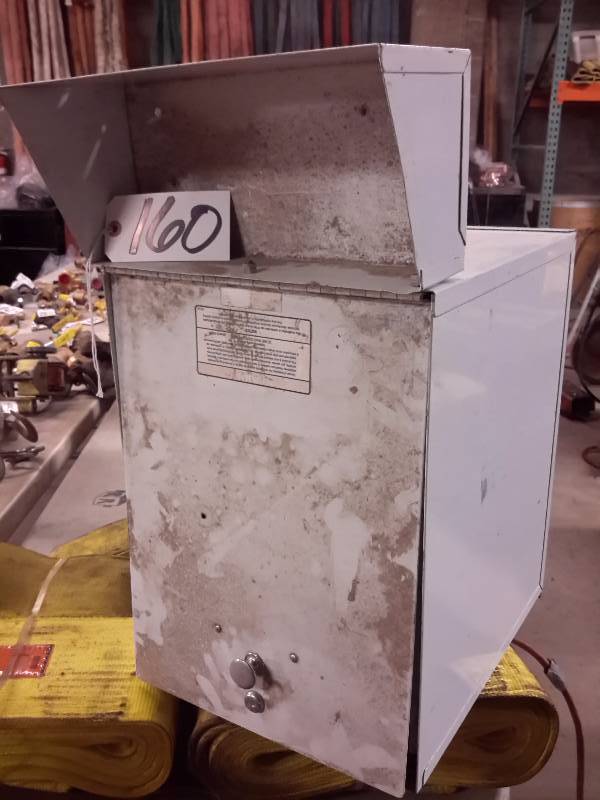lot 160 image: Passthrough Locking Cabinet.. 12in x 18 in x 18 in h