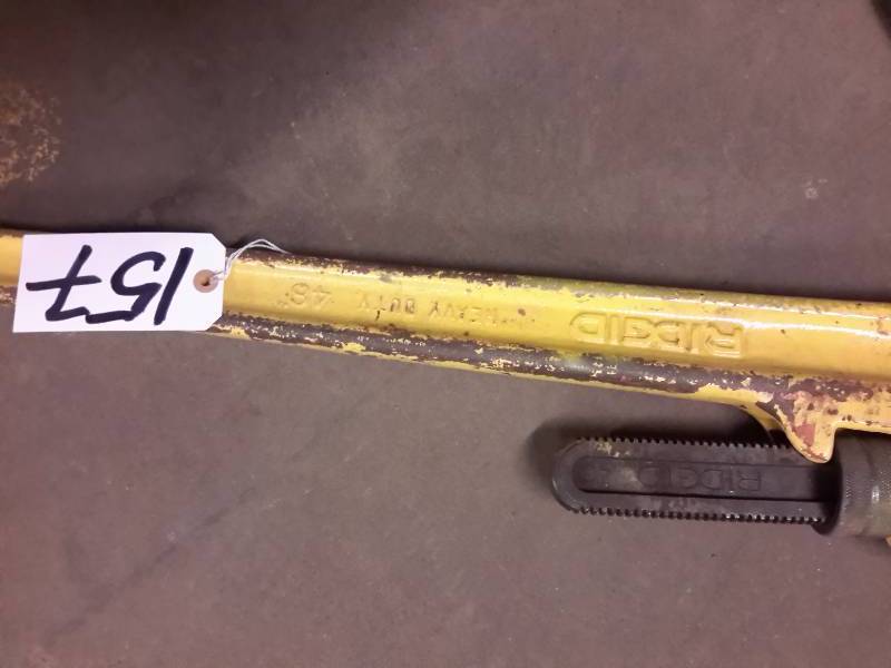 lot 157 image: 48 in Pipe Wrench