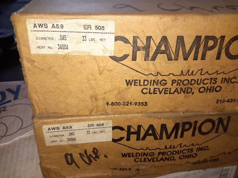 lot 193 image: 8 boxes of Misc Welding Rods..