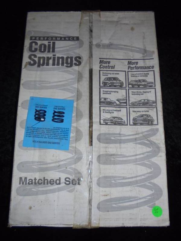lot 62 image: Performance Coil Springs, Matched Set for 66 Chevelle