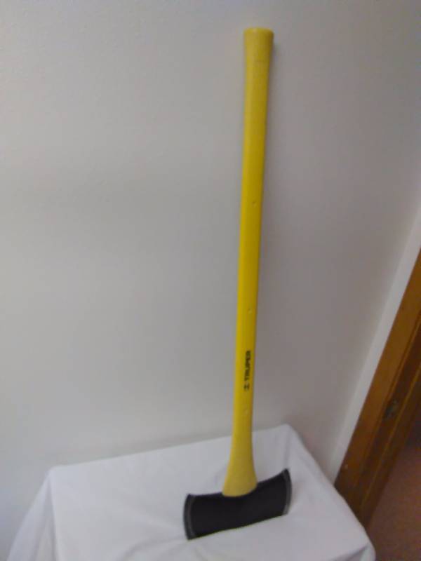 lot 9 image: Double Headed Axe, Truper 35 in. long 9 in. Head
