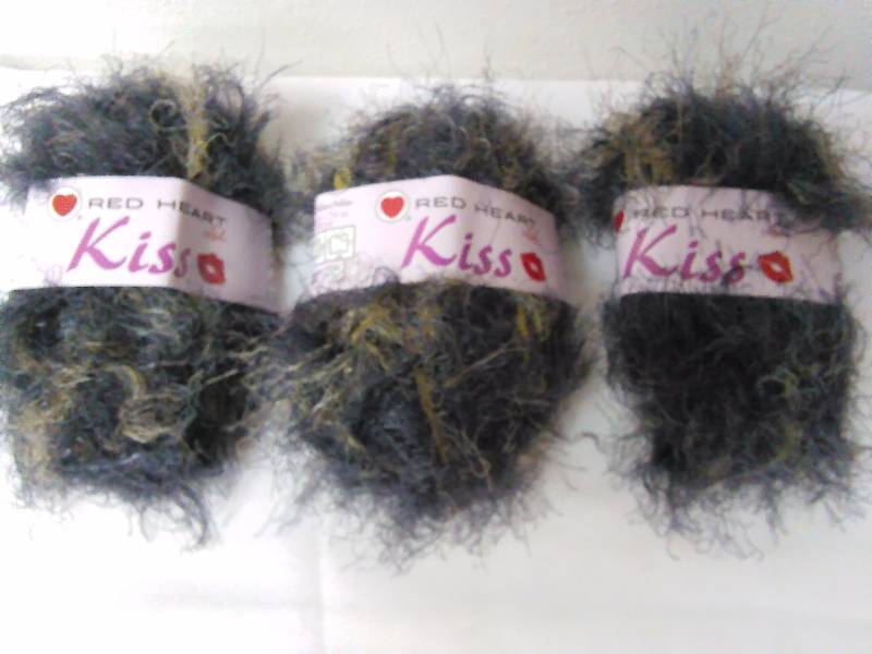 lot 24 image: Red Heart Kiss Yarn 83yds per skein (36 skein lot)