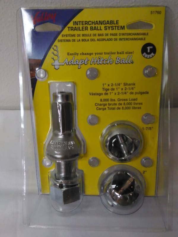 lot 32 image: Interchangeable Trailer Ball System by Valley