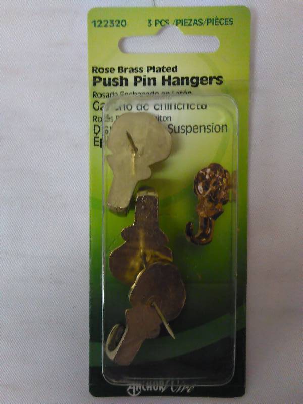 lot 47 image: Push Pin Hangers Qty. 3 (10)