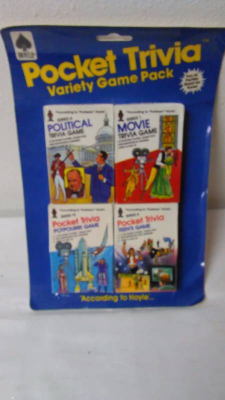 lot 86 image: Pocket Trivia Variety Game Pack  Hoyle