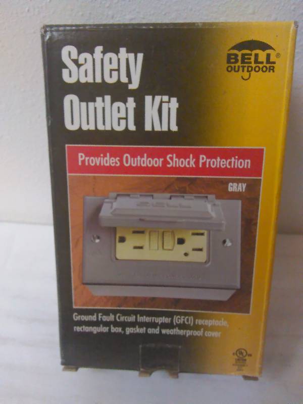 lot 148 image: GFI Safety Outlet Kit by Bell