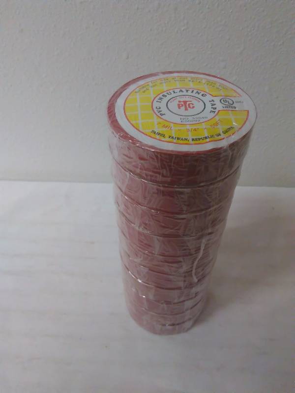 lot 152 image: PVC Insulating Tape  in. x 50 ft. (10)