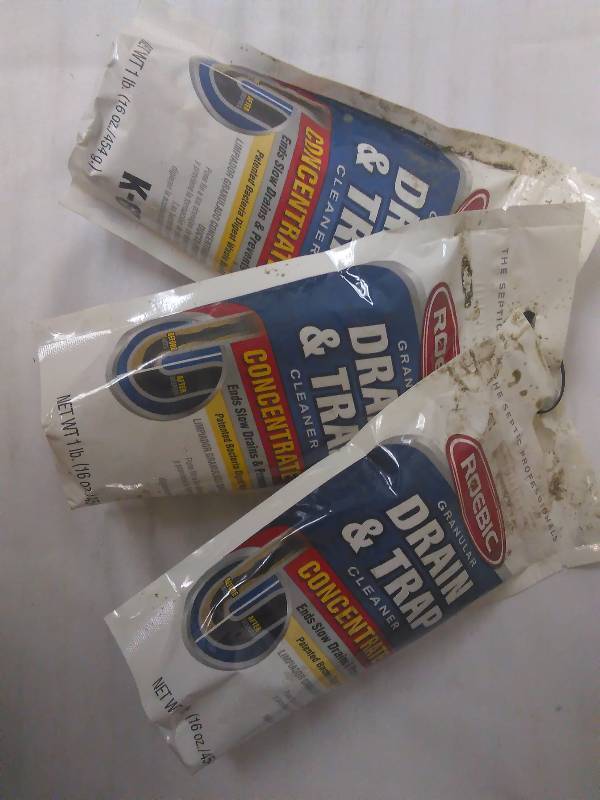 lot 154 image: Drain and Trap Cleaner 1 lb. bags (3)