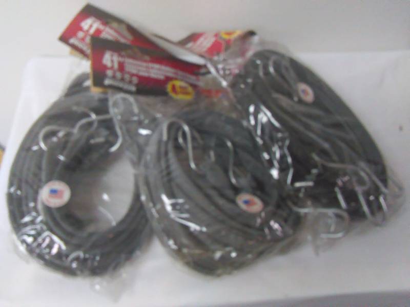 lot 158 image: 41 in. Rubber Tarp Straps qty. 4 (3)