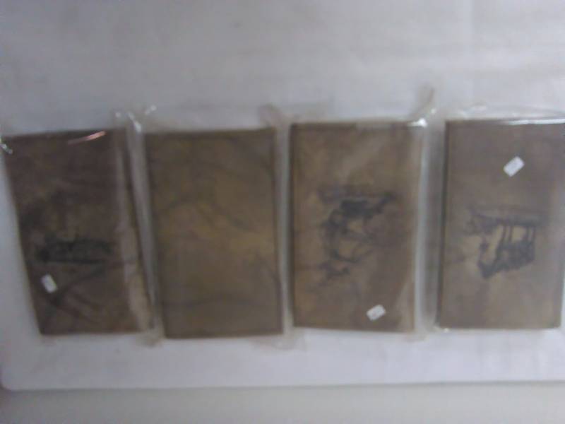 lot 159 image: Memo Note Pads with Decorative Proactive Covers (4)