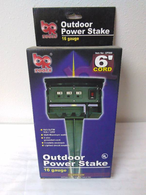 lot 173 image: Outdoor Power Stake  6 ft. Cord