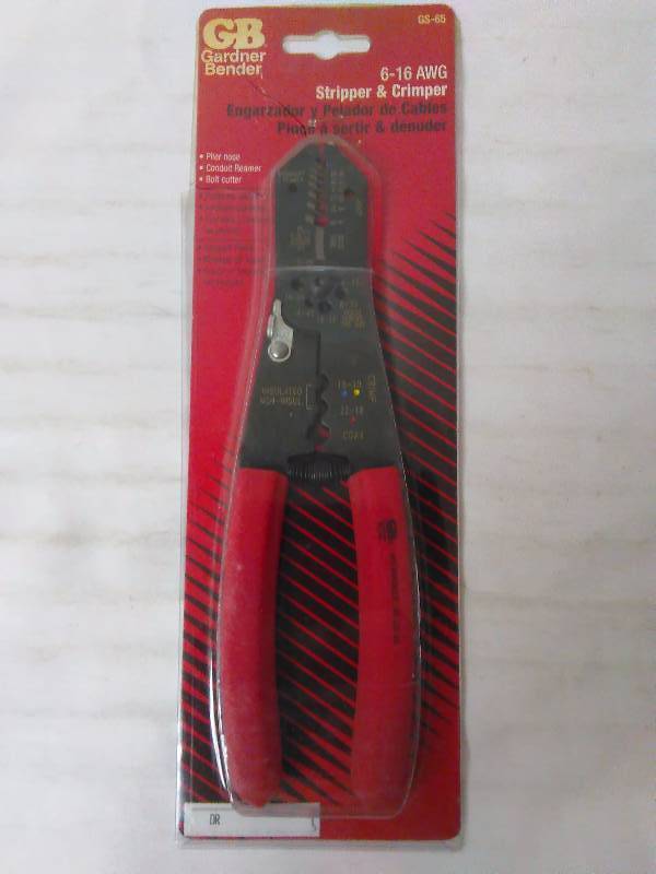 lot 180 image: Electrical Stripper Crimper Tool, Heavy Duty
