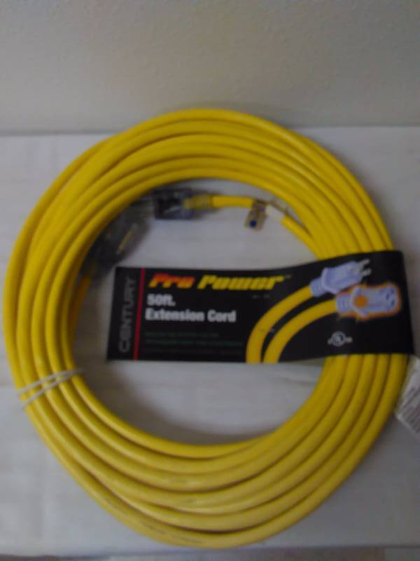 lot 181 image: Extension Cord 16  3, 50 ft. by Pro Power