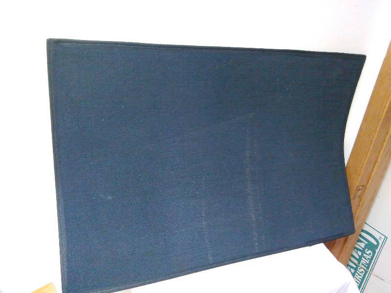 lot 249 image: Floor Mat (1) Navy Blue Measures 36 in. x 24 in.