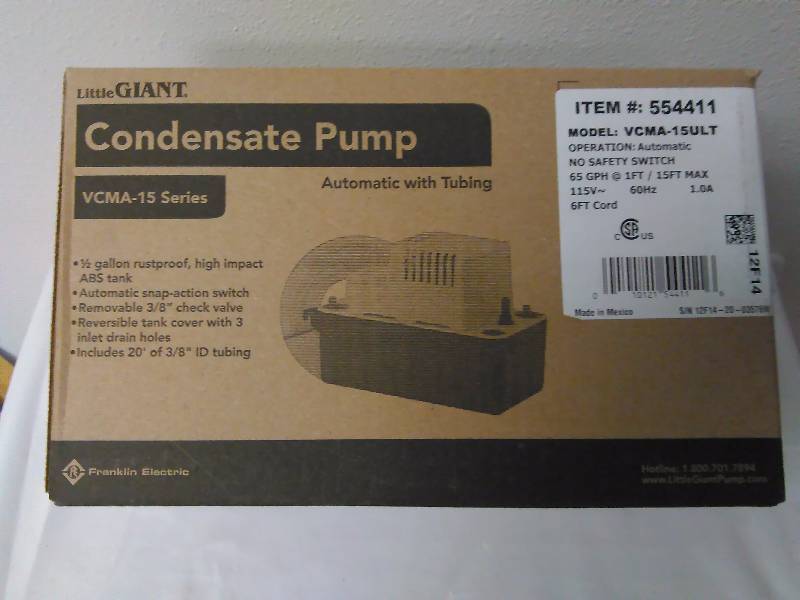 lot 259 image: Franklin Electric, Condensate Pump