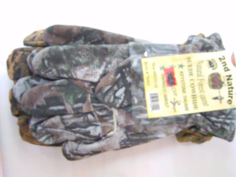 lot 262 image: Gloves Cordova Suede Cow Hide, Sz Med, (3)